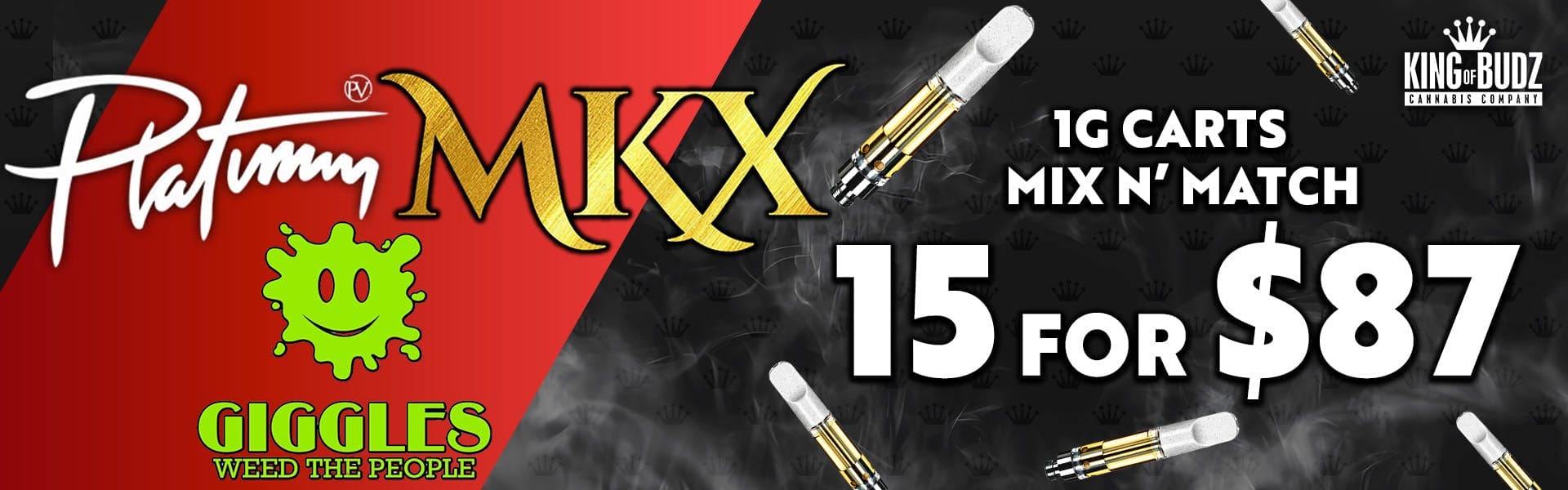 (NB) MKX + Platinum Vape + Giggles 15/$87