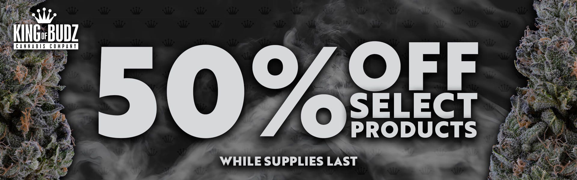 50 Percent OFF Select Products