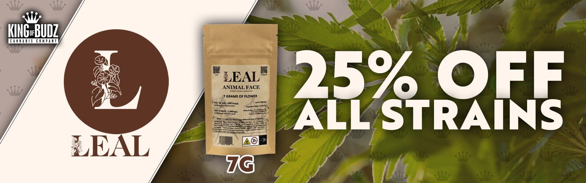 Leal - 7g - 25 Percent OFF All Strains