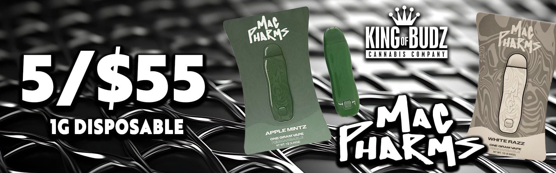 MAC Pharms 1g Disposable - 5 for $55