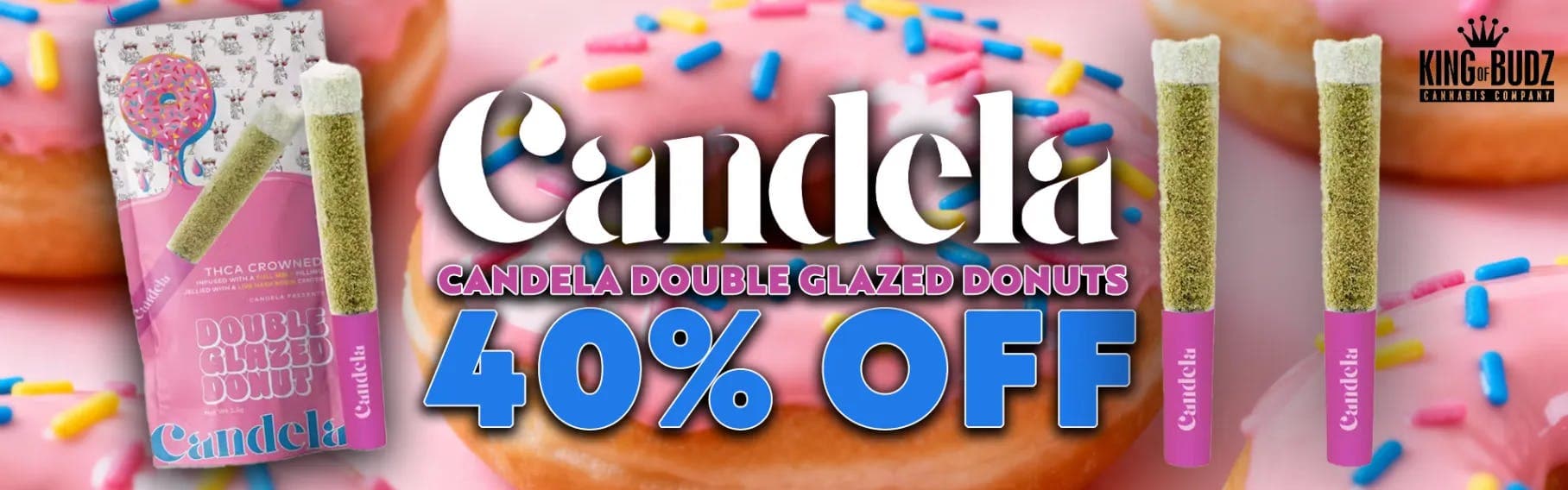 Candela Doubled Glazed Infused Donuts - 40 Percent OFF (11/17-11/23)