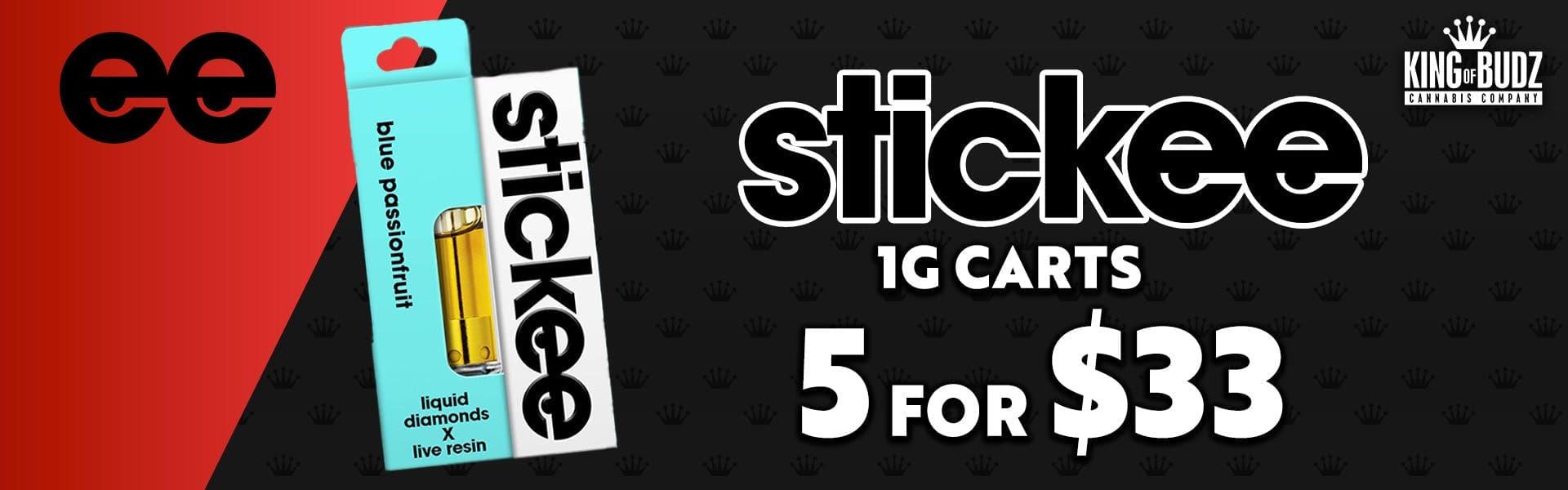 5/$33 Stickee Resin Carts