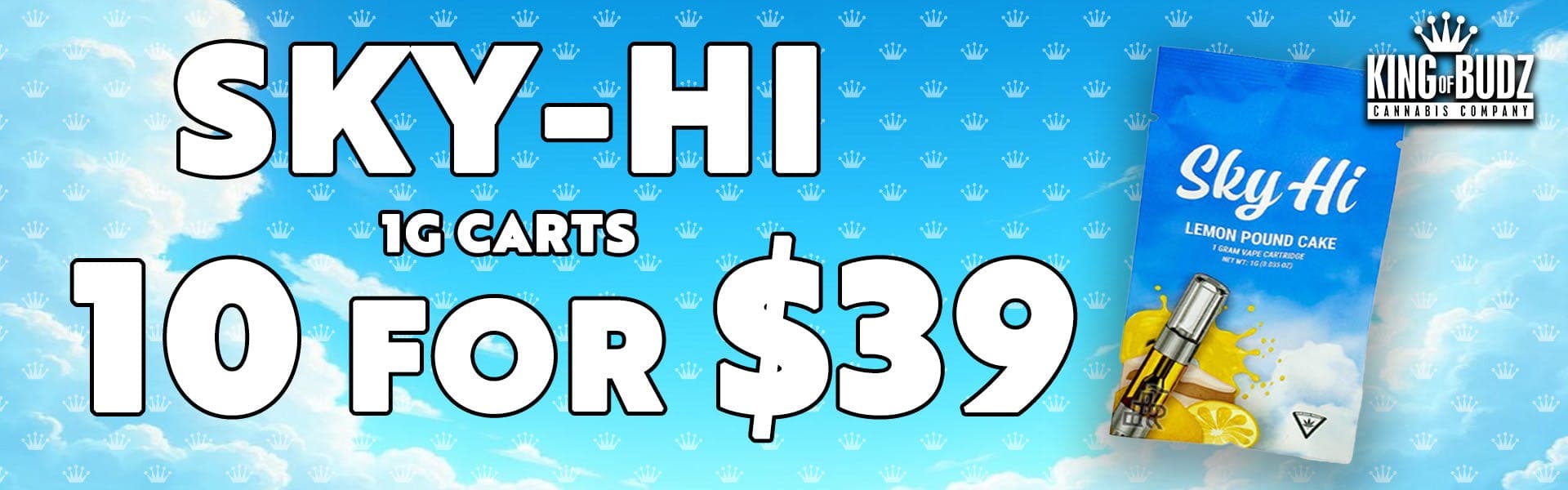 SKY-HI 1g Carts 10/$38
