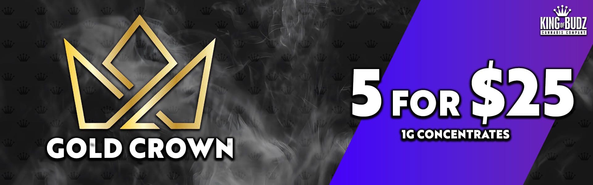 Gold Crown 1g Wax - 5 for $25