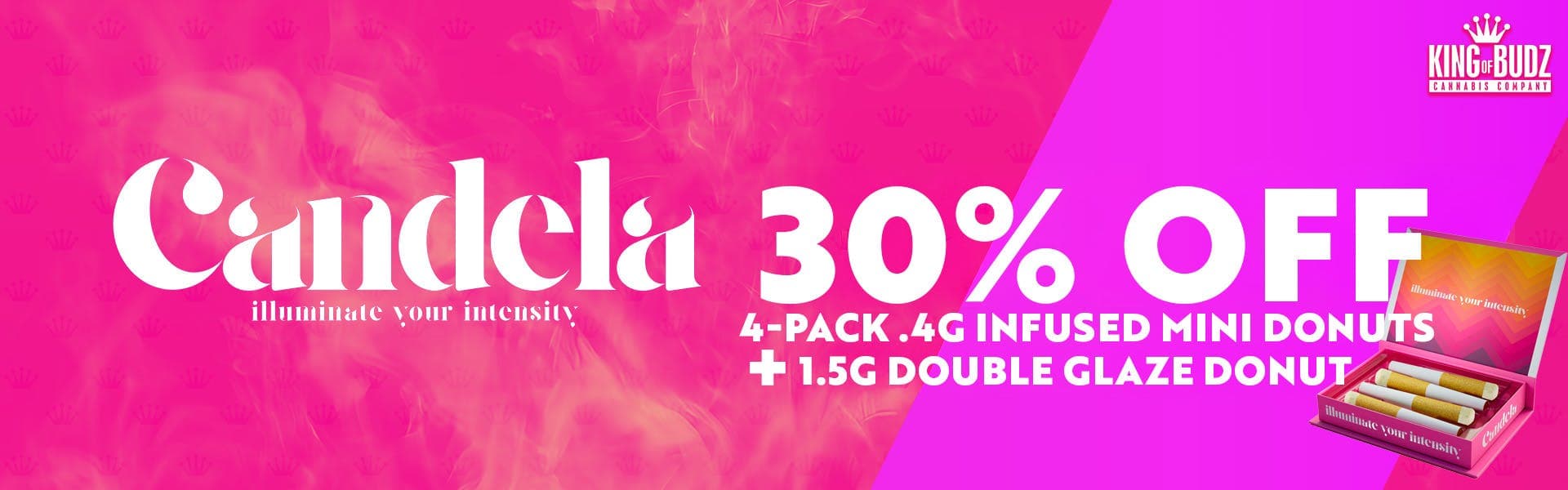 Candela Doubled Glazed Infused Donuts - 30 Percent OFF (10/27-11/02)