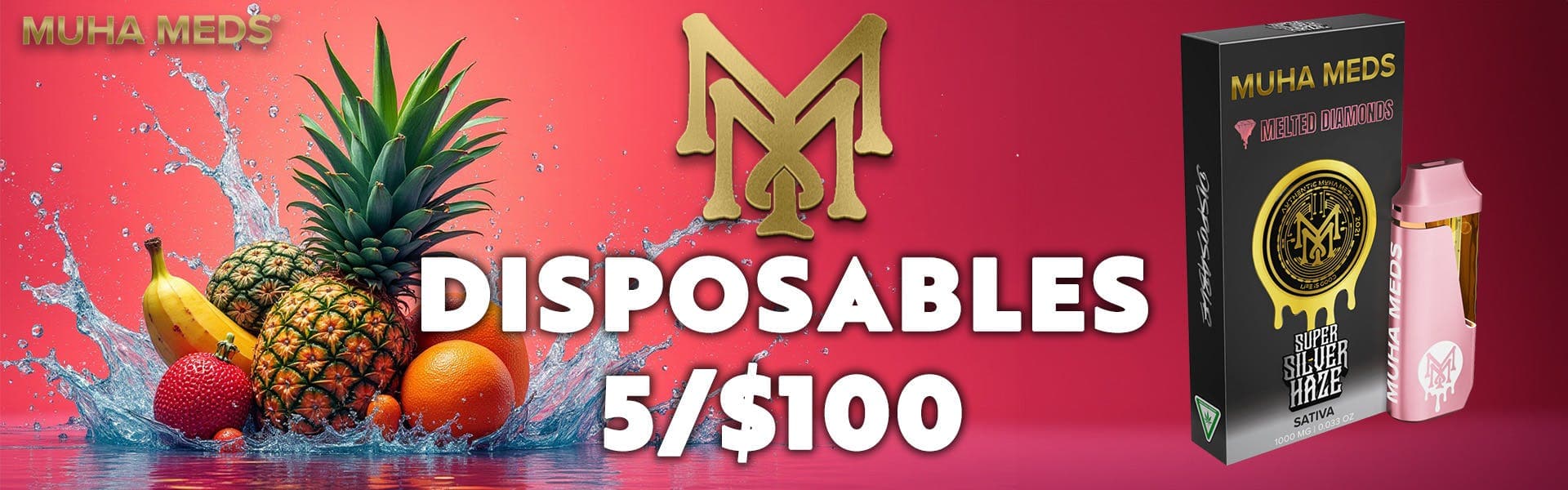 DET - Muha Med 2g Disposable 5/$100