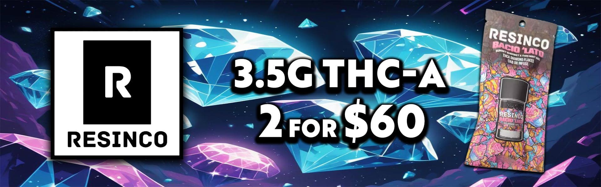 Inkster - ResinCo 3.5g THCA 2/$60