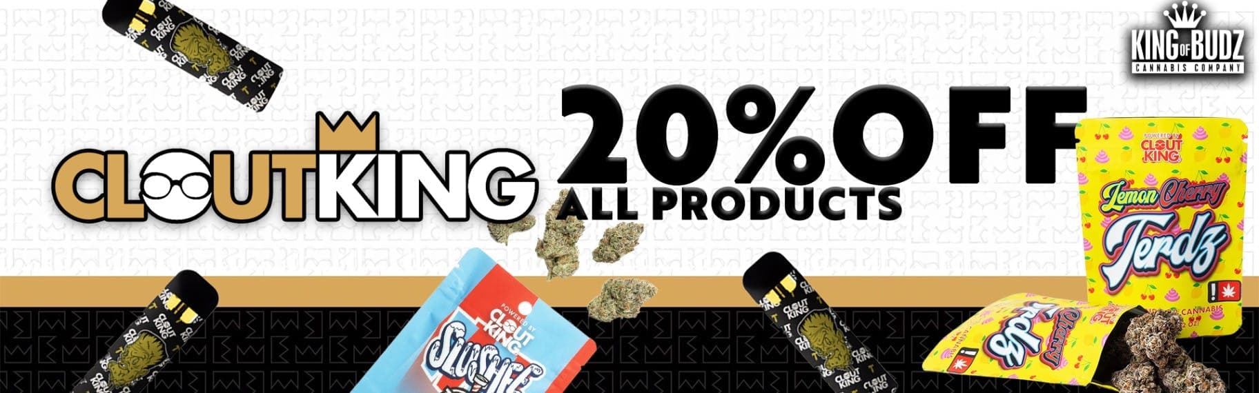 Clout King Products 20 Percent Off
