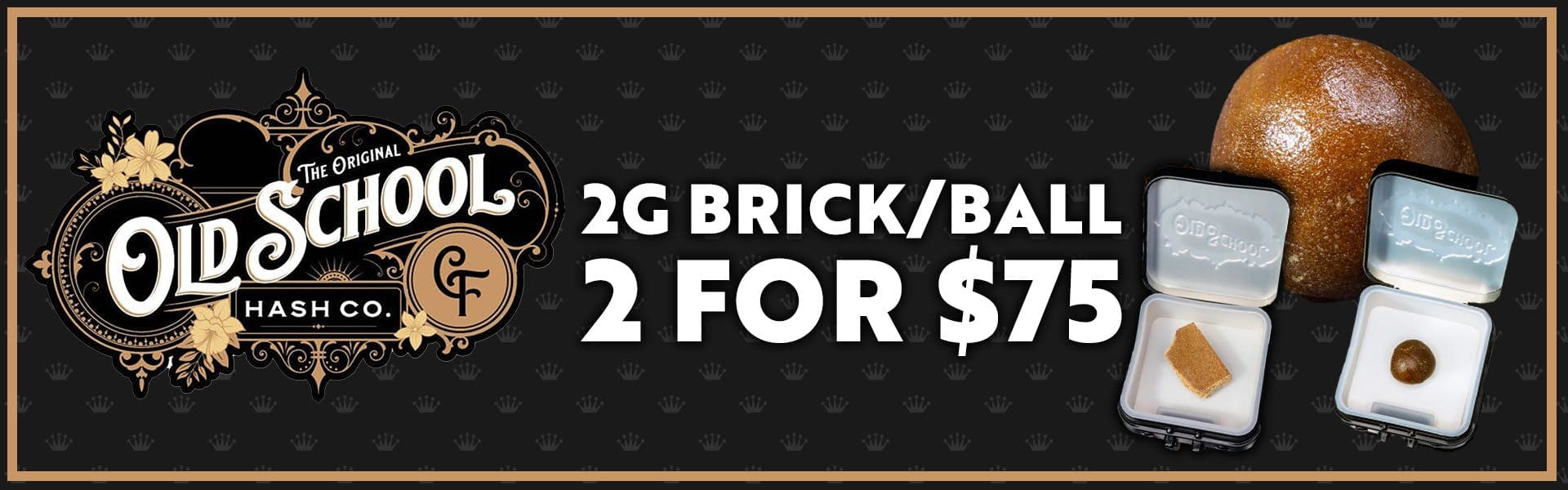 Inkster - 2/$75 Old School Hash 2g Brick/Ball