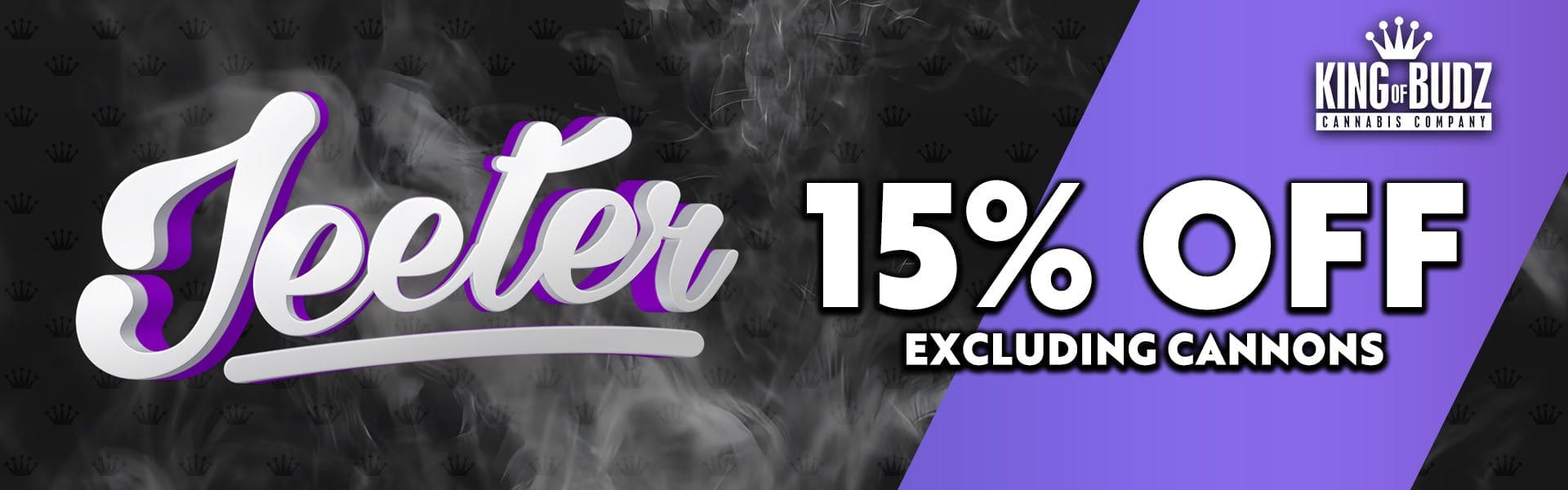 Limited Time Promo - Jeeter 15 Percent OFF (Excludes Cannons)