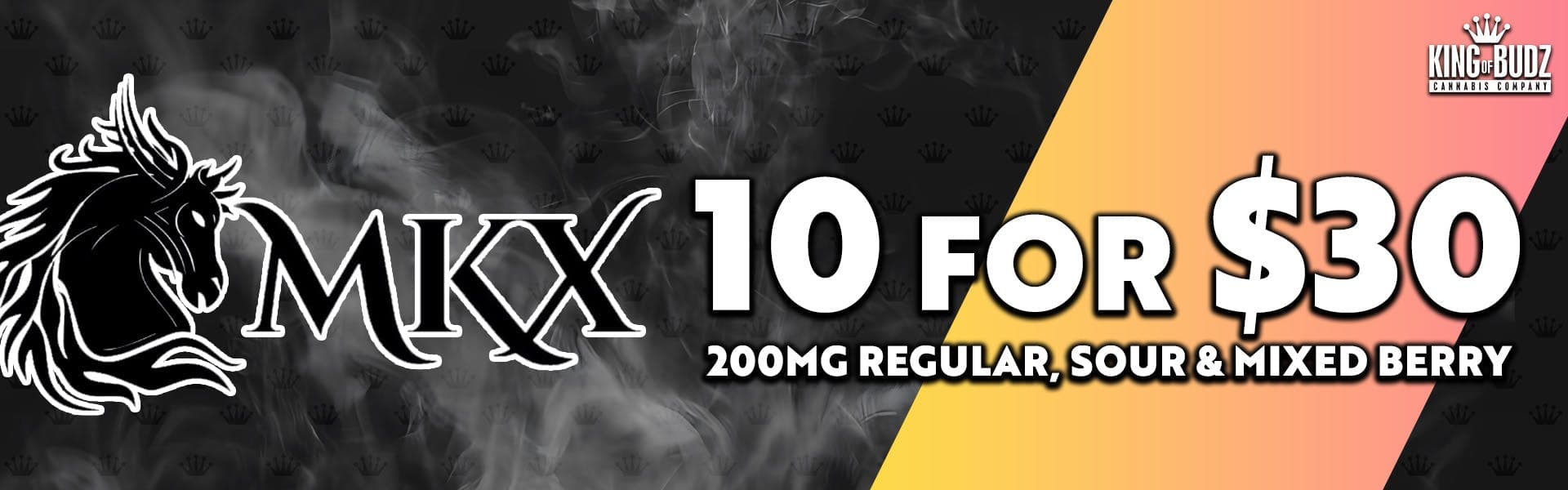 Limited Time Deal - MKX 200mg Gummies (Reg AND Mixed) 10/$30