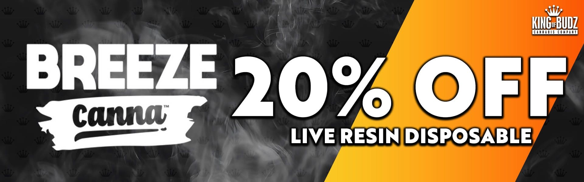 Limited Time Promo - Breeze Live Resin 20 Percent OFF