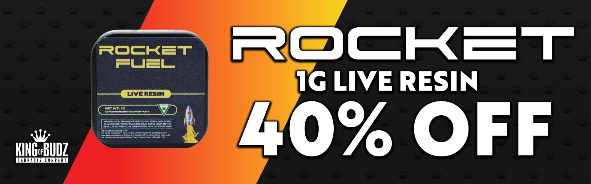 Rocket Fuel Live Resin 40 Percent Off