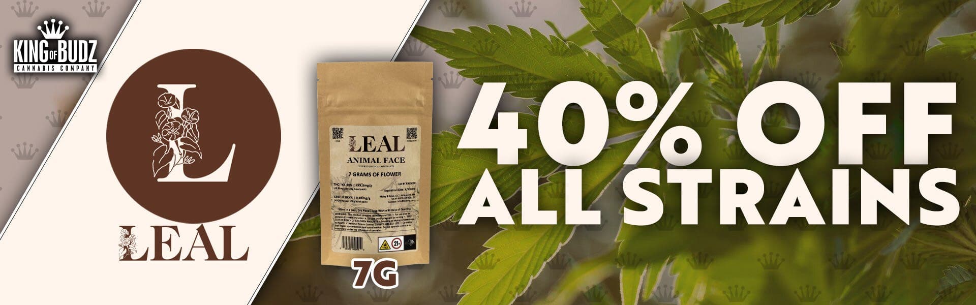 Leal - 7g - 40 Percent OFF All Strains
