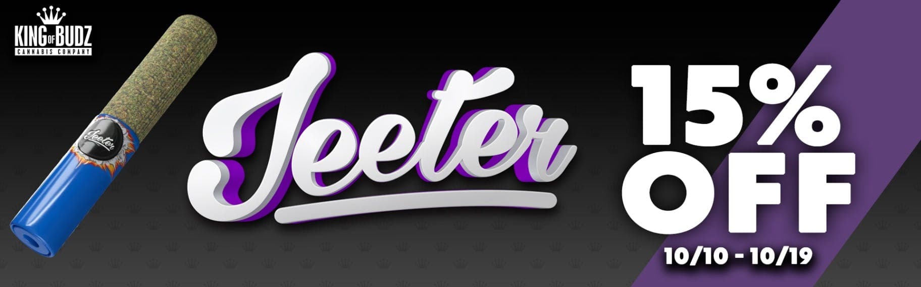 Jeeter 15 Percent Off