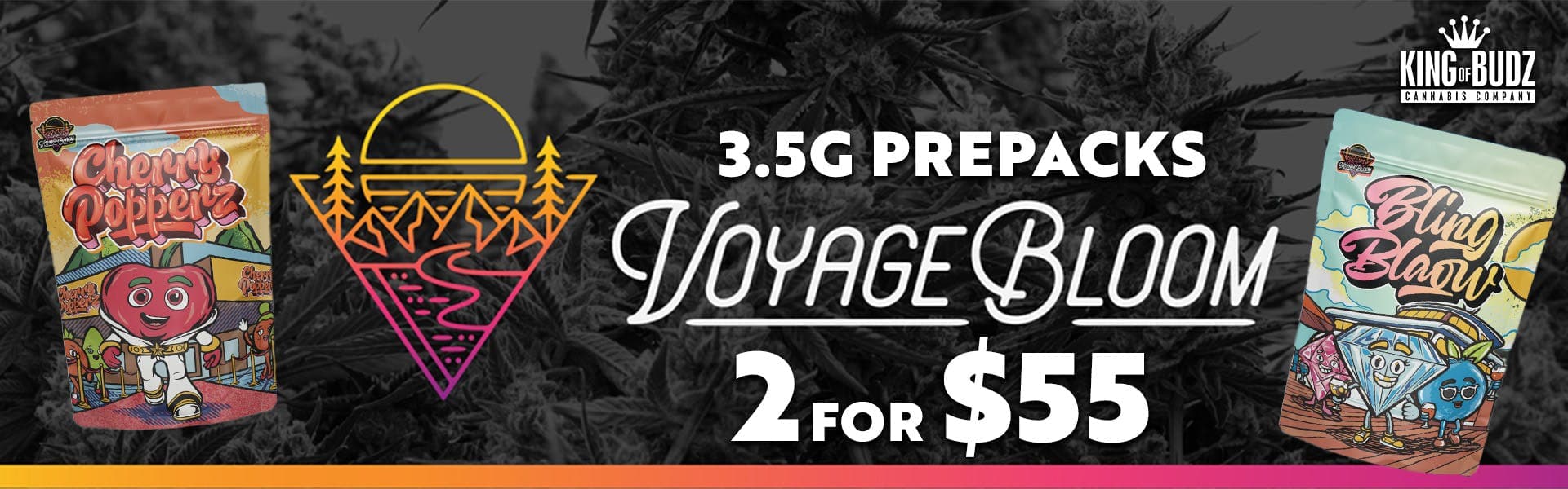 Voyage Bloom 3.5g Prepacks 2/$55